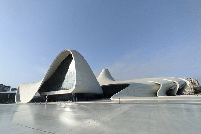 A Full Day Baku City Private Tour - The Heydar Aliyev Centre’s sweeping white curves