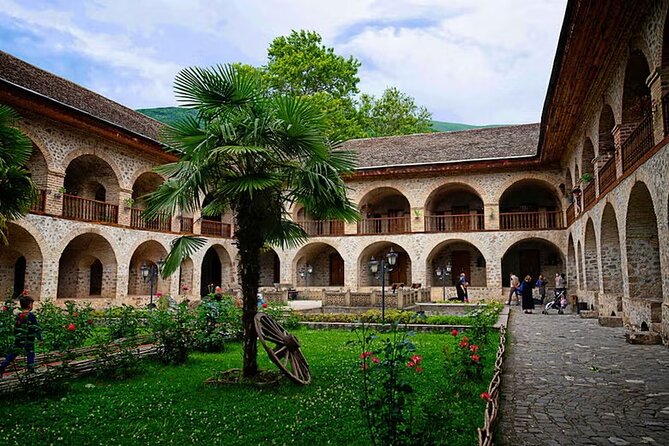 Azerbaijan tour in 2 days/Sheki+Lahij+Gabala up to Georgia Border - Diri Baba Mausoleum and the road to Shamakhi