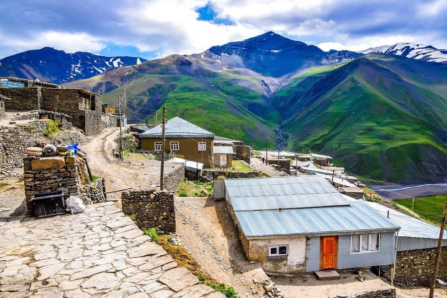 Baku: Candy Cane, Guba, Khinaliq village with Homemade Lunch - Seeing Beshbarmag from the road