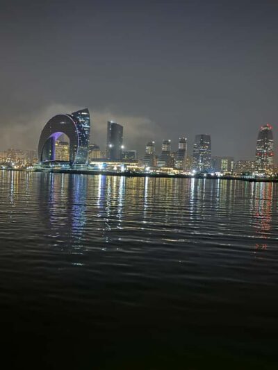 Caspian Sea Boat Tour with City Skyline Views