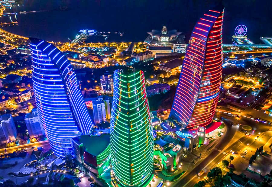 Baku City Night Tour - Little Venice on Baku Boulevard