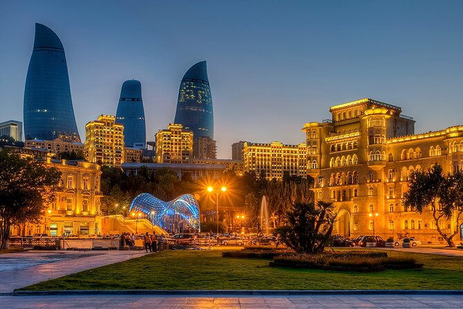 Baku City Sights Guided Night Walking Tour with Funicular - Key points to know before you book