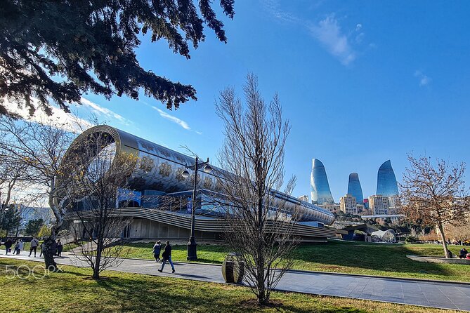 Baku City Sights Guided Night Walking Tour with Funicular - Riding the funicular to Highland Park