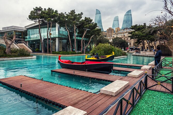 Baku City Sights Guided Night Walking Tour with Funicular - The Flame Towers and Baku after dark