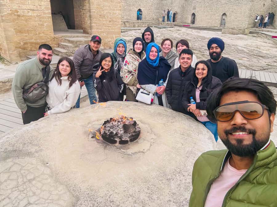 Baku: Gobustan, Mud Volcanoes, Fire Temple, & Yanar Dag Tour - The mud volcanoes: strange, gray, and worth the extra fee