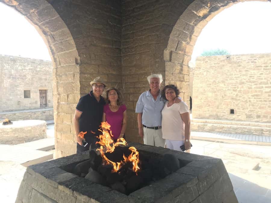 Baku: Gobustan, Volcanoes, Fire Temple and Yanardag Day Trip - Yanardag, the burning hillside