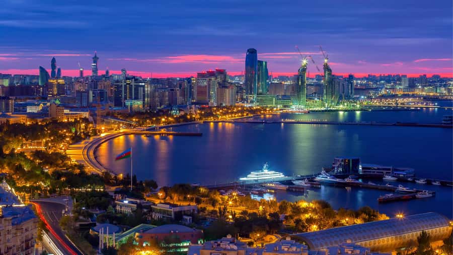 Baku Lights Night Tour with Hotel Pickup - Passing the Maiden Tower and major sports buildings