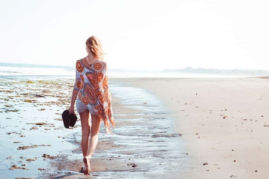 Baku Natural Beaches - Swimming In Clear Coastal Water