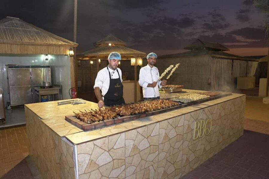 Dubai: Desert Safari, Camel Ride, Quad Bike & BBQ Dinner - BBQ dinner gives the $28 package much of its value