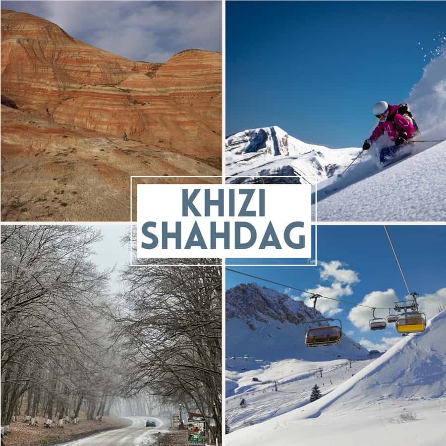 From Baku: Candy Mountains and Shahdag Tour - The 90-minute ride from Baku to Khizi