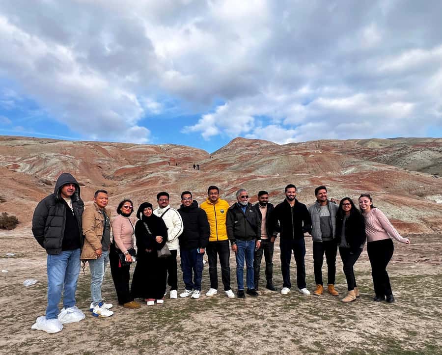 From Baku: Quba, Shahdag+ Candy Mountains Tour (No Shopping) - Khizi’s striped Candy Cane Mountains