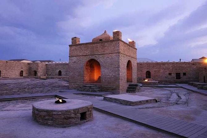 Gobustan, Mud Volcano, Burning Mountain and Fire Temple Tour - The world’s first oil well: Where modern petroleum began