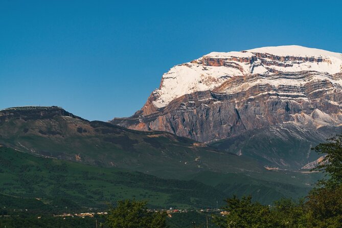 Guba-Shahdag-Candy Cane Mountains Tour/ Entrance Included - The long road north from Baku