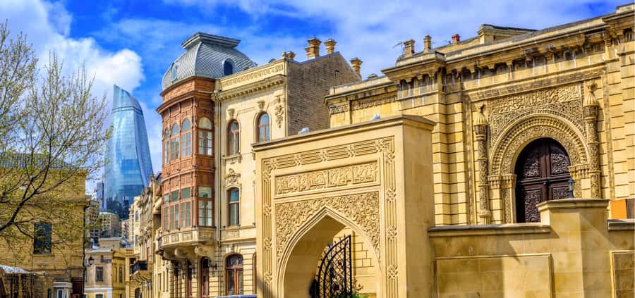 Old and Modern Baku City Tour - Highland Park: start with Baku from above