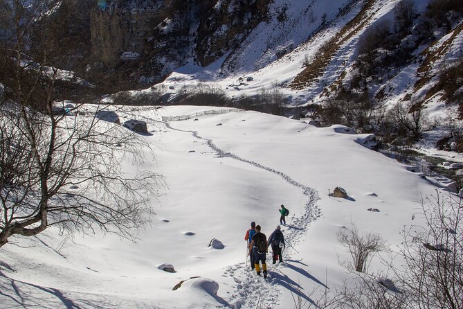 Private Hike through Magic Valley to Laza waterfalls - Kuzun begins a real mountain walk